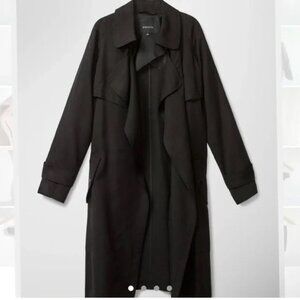 Aritzia-Babaton Black Lawson Coat- Size Small